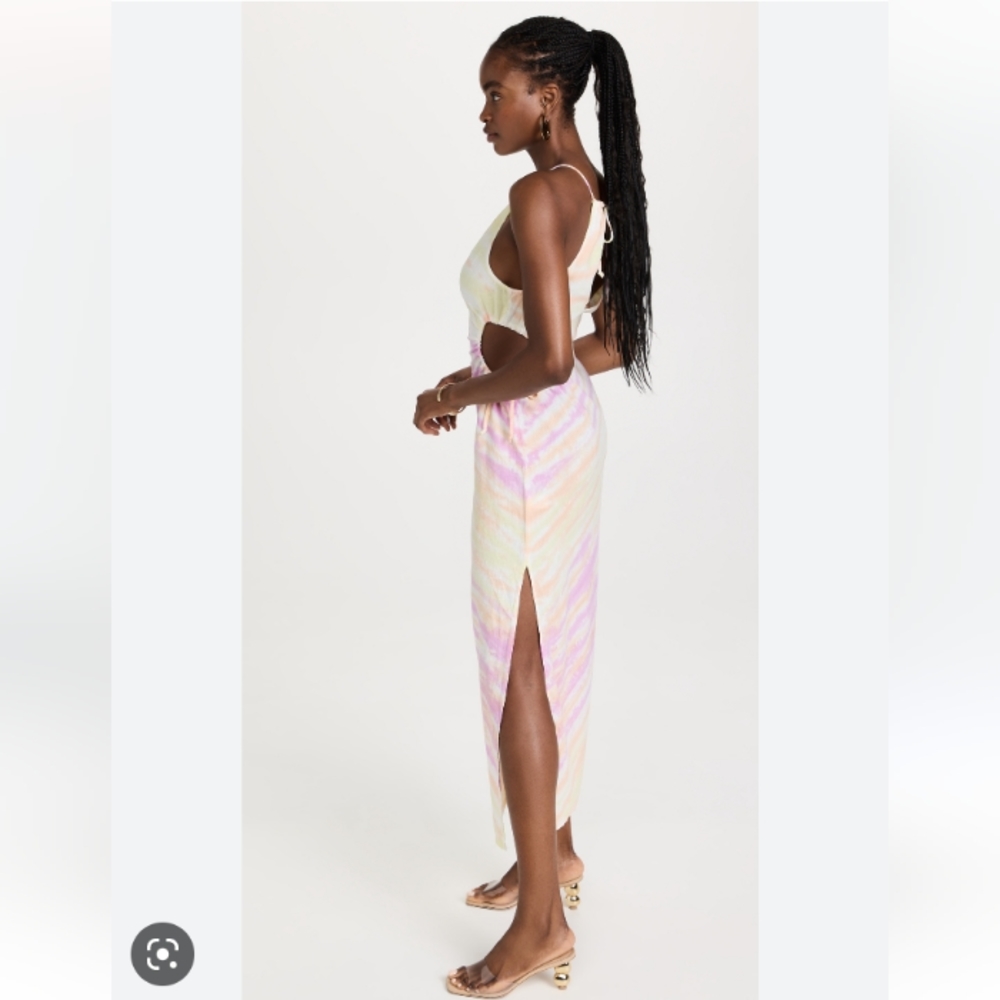 Linen tie dye Nantucket slip dress NEW WITH TAGS